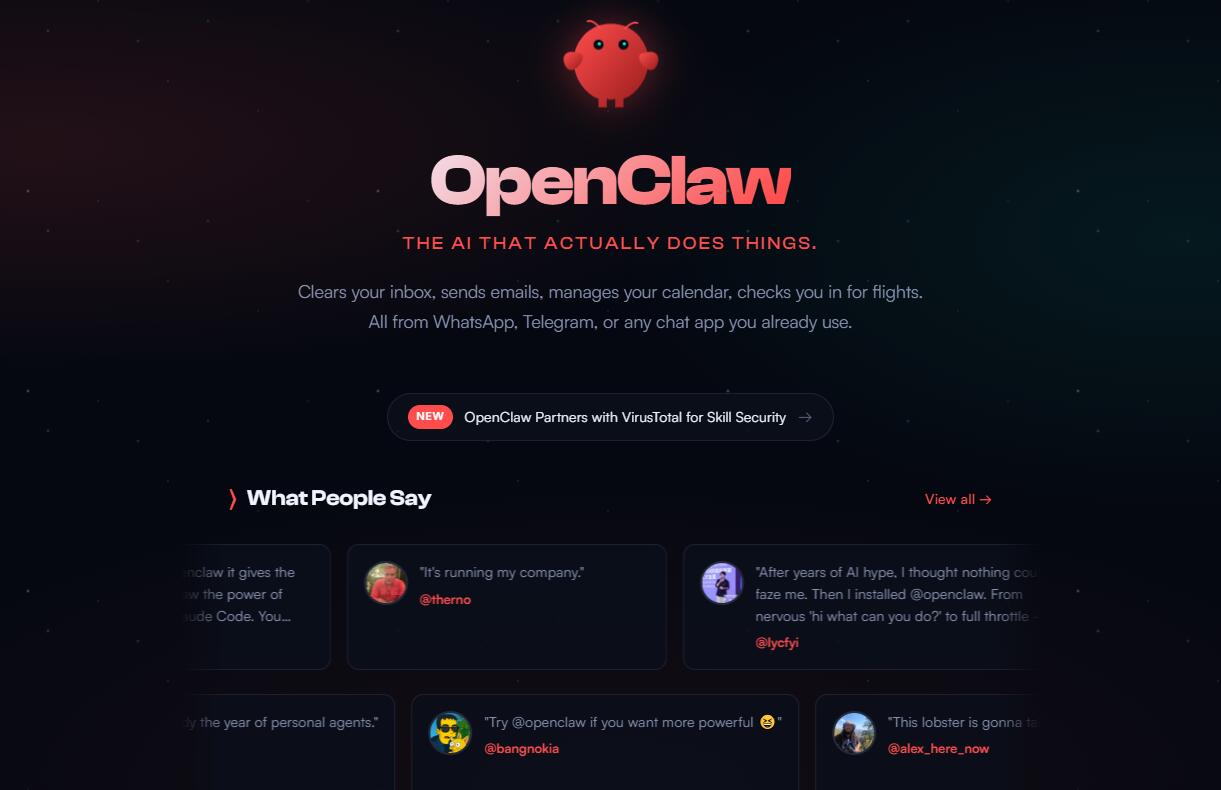 OpenClaw - 贴心的AI助理和AI员工